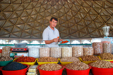 Chorsu Bazaar - Tashkent Layover Guide