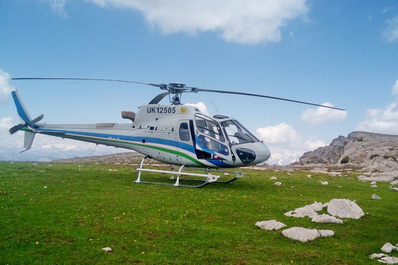 Вертолет на Пулатхане