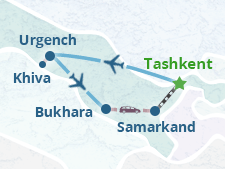 Tour map