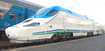 Afrosiyob train Uzbekistan Railways