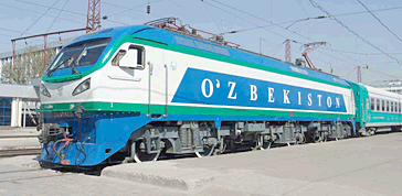 Sharq train Uzbekistan Railways