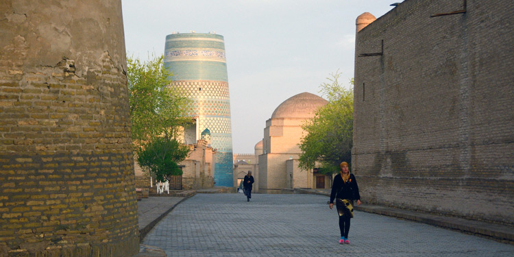 Circuits à Ourguentch, l`Ouzbékistan