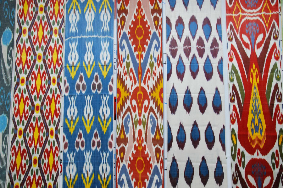 Традиционные узбекские ткани
