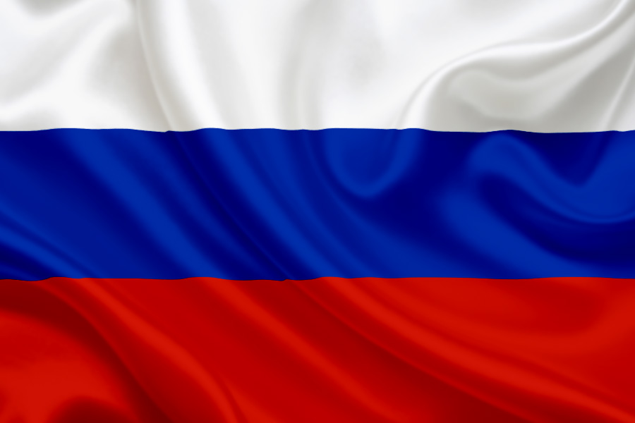 The Russian Flag White 100