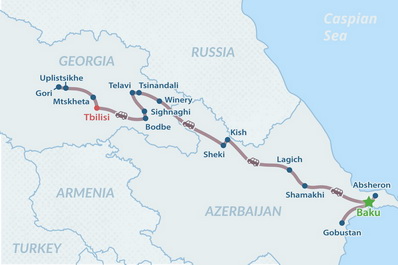 Tour map