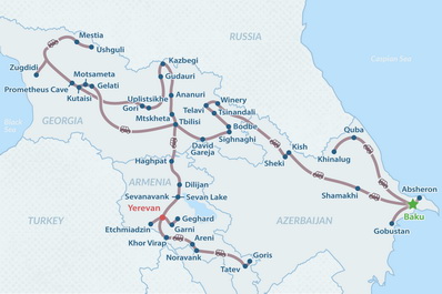 Tour map
