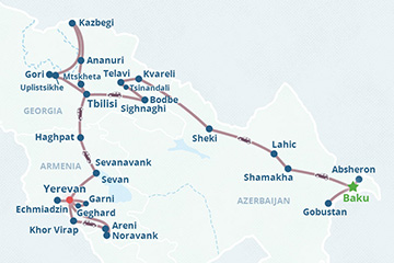 Tour map
