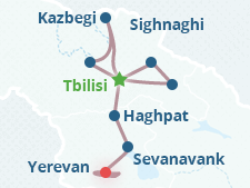 Tour map