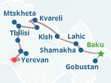 Tour map