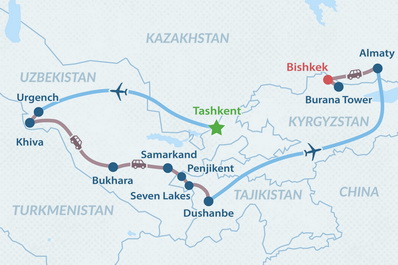 Tour map