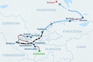Tour map