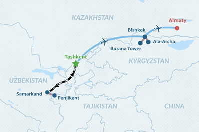 Tour map
