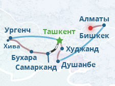 Tour map