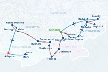 Tour map
