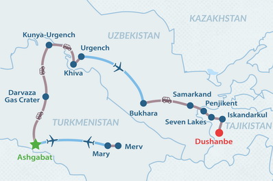 Tour map