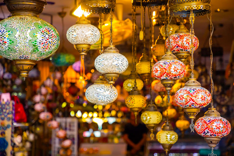 Turkish Lamps, Antalya Old Bazaar, Unique Shopping Experiences in Antalya's Old Bazaar