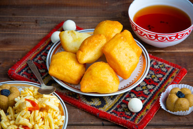 Baursak, Kazakh Cuisine