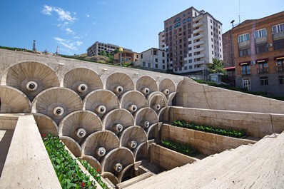 The Great Cascade in Yerevan, Armenia Travel