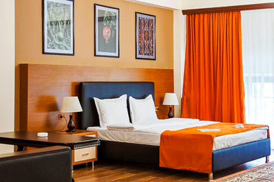 Single room, Plaza Viktoria Hotel