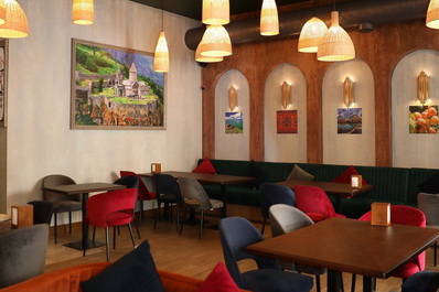 Interior, Chaman Restaurant