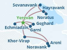 Tour map