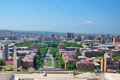 Vista de Ereván, Armenia