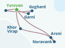 Mapa del itinerario