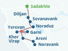 Mapa del itinerario