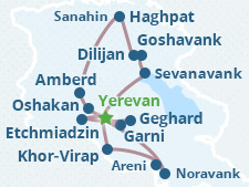 Mapa del itinerario