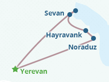 Mapa del itinerario