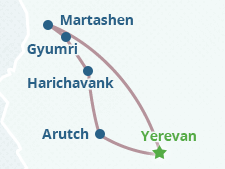 Mapa del itinerario