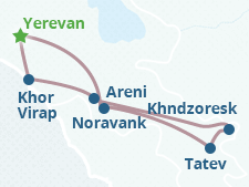 Mapa del itinerario