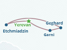 Ereván y sus vecindades en tres días