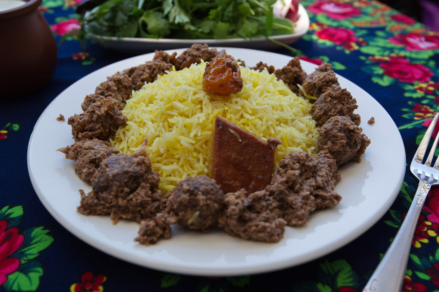 Fisijan Pilaf, Pilaf azerbaiyano, Comida azerbaiyana