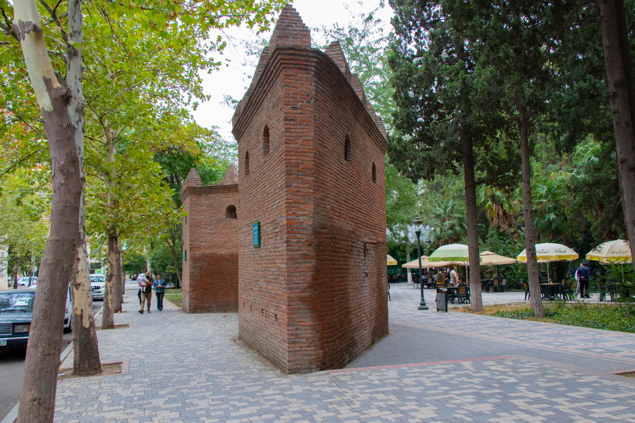 Ruins of fortifications, Ganja, Azerbaijan