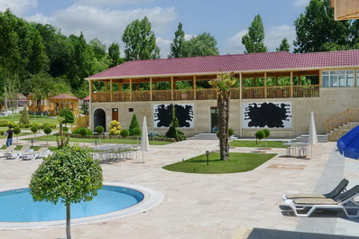 Terrace, Qafqaz Yeddi Gozel Hotel