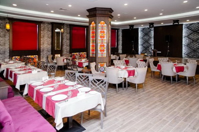 Restaurant, Macara Sheki City Hotel