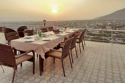 Terrace, Ruma Qala Hotel