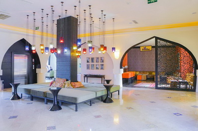 Lobby, Sheki Saray Hotel