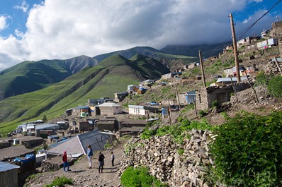 Poblado Khinalug, cerca de Quba