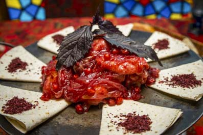 Блюдо, Shah Restaurant & Gallery