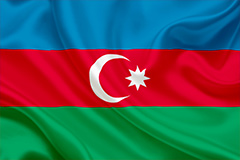 National flag of Azerbaijan