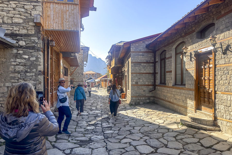 El pueblo de Lagich, cerca de Shamakhi