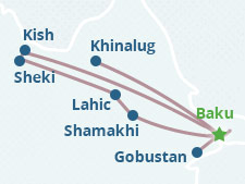 Mapa del itinerario