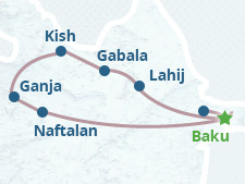 Tour map