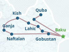 Tour map