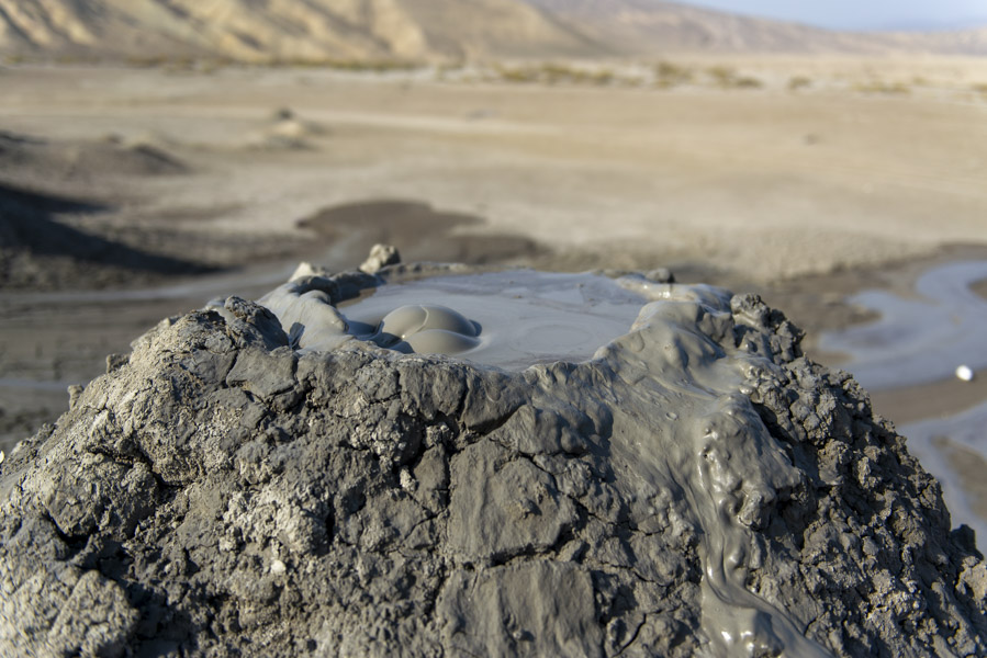 Los volcanes de lodo de Gobustán, cerca de Bakú