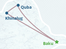 Mapa del itinerario