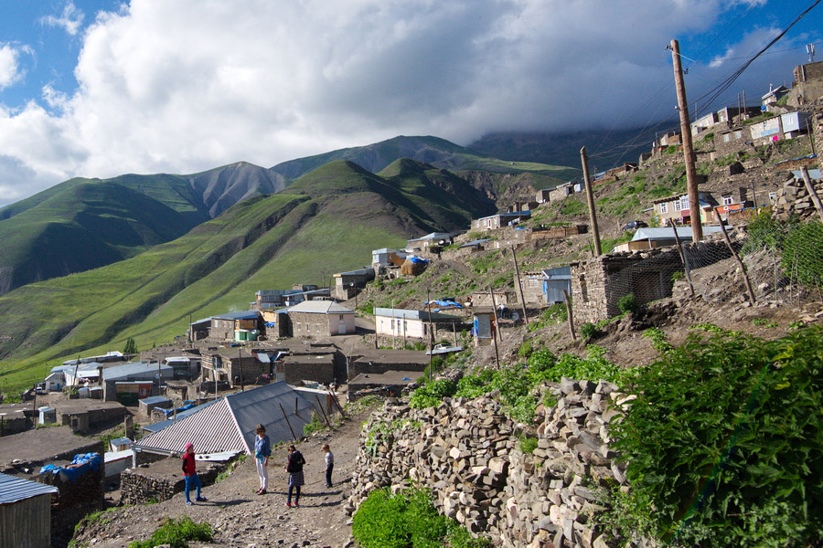 Pueblo de Khinalug, cerca de Quba