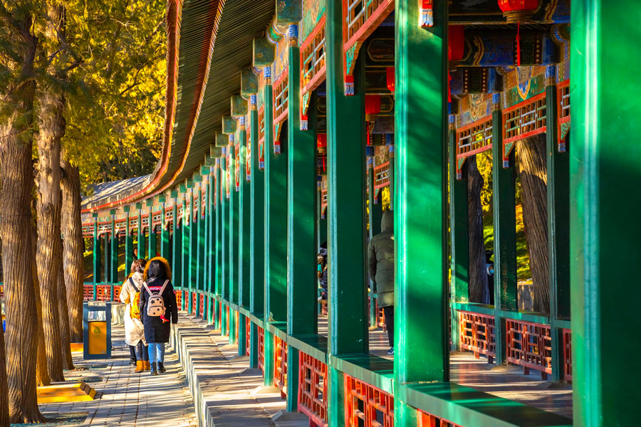 Long Corridor, Summer Palace, Beijing Long Corridor, Summer Palace, Beijing